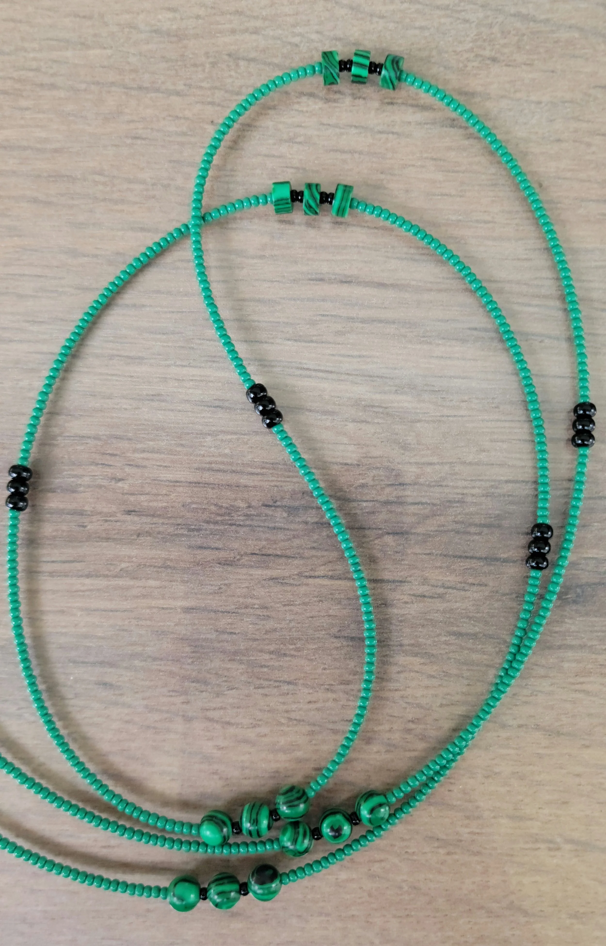 New Doors Open - Malachite Waistbeads — Royal Waistbeads | Clasp